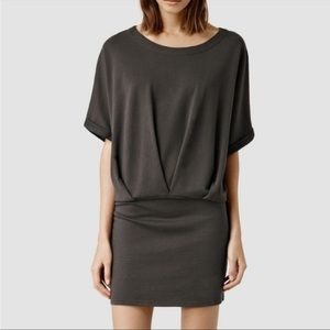 AllSaints Lea Mala Gray Dress